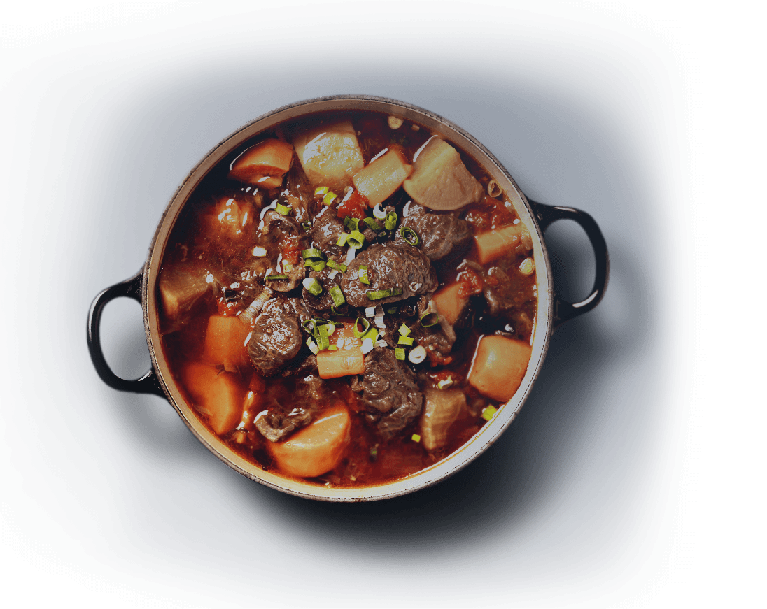 九十五度的燉煮牛肉