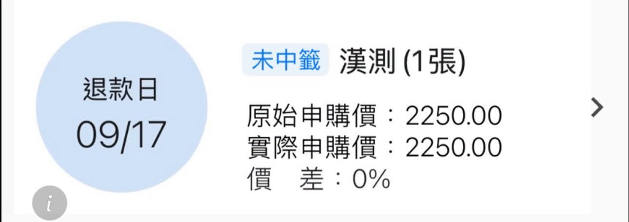 馬的沒中，誰有中的請我吃飯