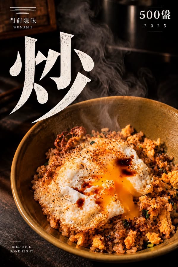 原來我不只會炒麵，有鍋氣的蛋炒飯也很香